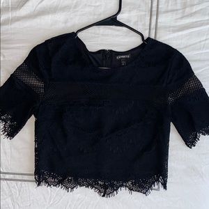 Black Crop Top
